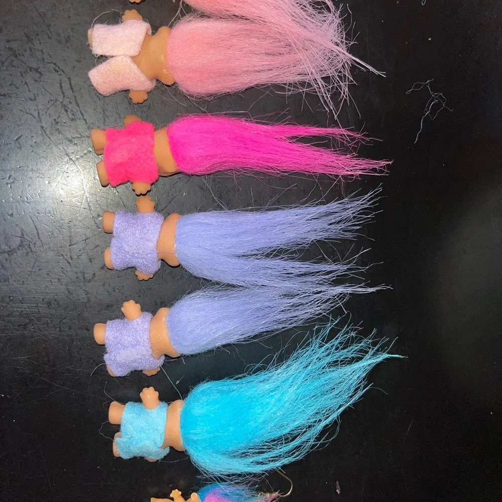 Vintage Troll Pencil Toppers - Picture 2 of 3